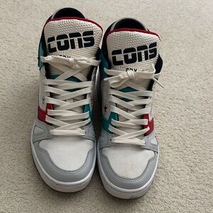 Converse ERX 260 High-Top Sneakers White,Teal,Red size women’s 7.5/Y6/EUR 38.5